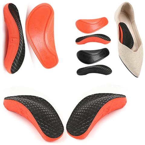 Solette Di Supporto Per Arco Plantare In Pu A Forma Di L Per Adulti Orange - Foto 4