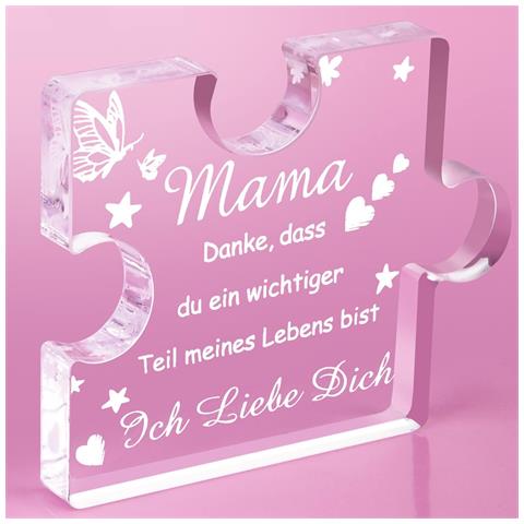 Decorazione Personalizzata In Acrilico A Forma Di Puzzle Per La Festa Della Mamma - Foto 1