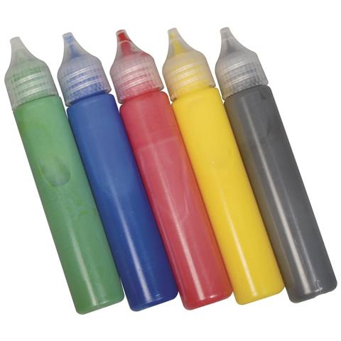 5x25ml - Kit Pittura 5 Colori ""window Color"" Per Bambini - Foto 2