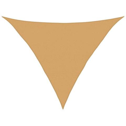 Vela Parasole 160 G/m Triangolare Sabbia 5x5x6 M In Hdpe - Foto 2