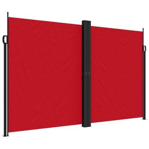 Tenda Da Sole Laterale Retrattile Rossa 200x1000 Cm - Foto 2