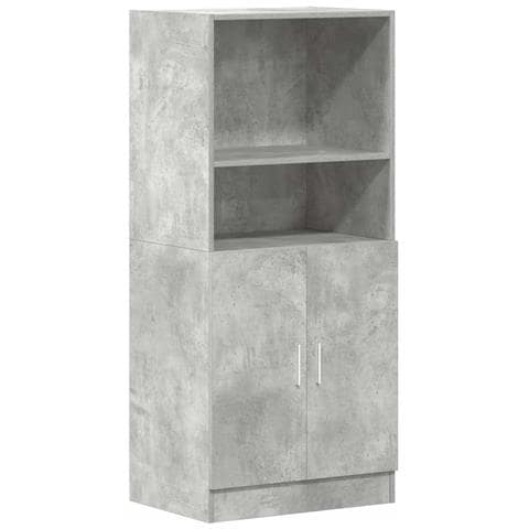Mobile Da Cucina Grigio Cemento 57x41,5x131,5 Cm In Truciolato - Foto 2