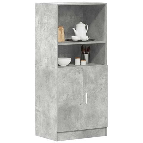 Mobile Da Cucina Grigio Cemento 57x41,5x131,5 Cm In Truciolato - Foto 1