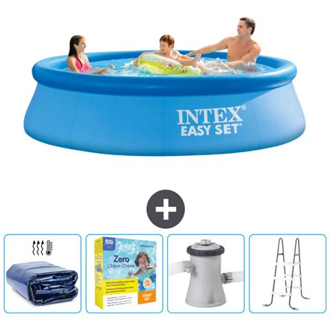 Piscina Fuori Terra - In Giro - 305x305x76 Cm - Blu - Include Accessori Coordinati Cb13 - Foto 1