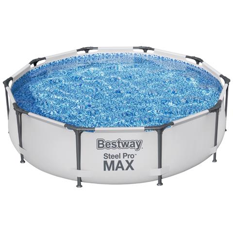 Piscina Fuori Terra - In Giro - 305x76 Cm - Grigio - Include Accessori Coordinati Cb40 - Foto 5