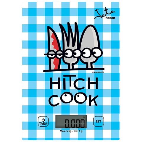 Mod. 732K Blu Superficie piana Rettangolo Bilancia da cucina elettronica - Foto 1