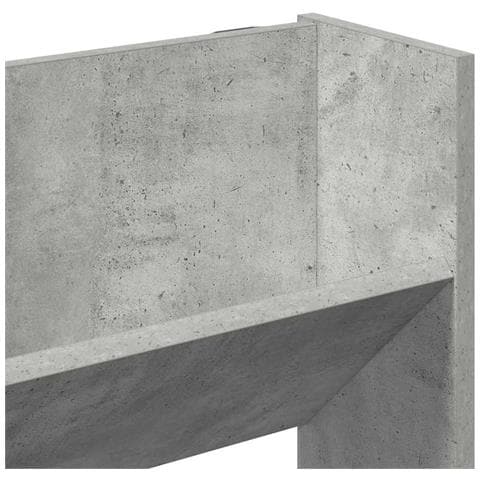 Scarpiera A Muro Grigio Cemento 80x18x90cm In Legno Multistrato - Foto 8