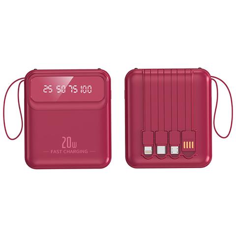 Powerbank 10000mah 20w Con Display Led / Torcia / Cavi Compatti - Foto 2