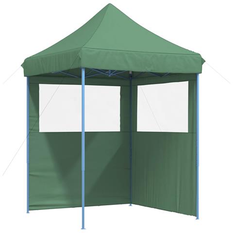 Tendone per Feste Pieghevole Pop-Up con 2 Pareti Verde - Foto 1