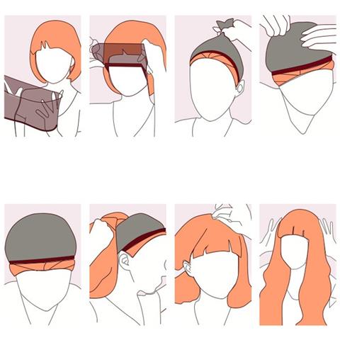 Parrucca Cosplay Viola: Capelli Sintetici Termoresistenti Per Anime E Feste - Foto 6