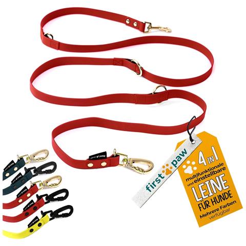 Firstpaw Guinzaglio Per Cani Regolabile Imbottito 2 M Rosso - Foto 1