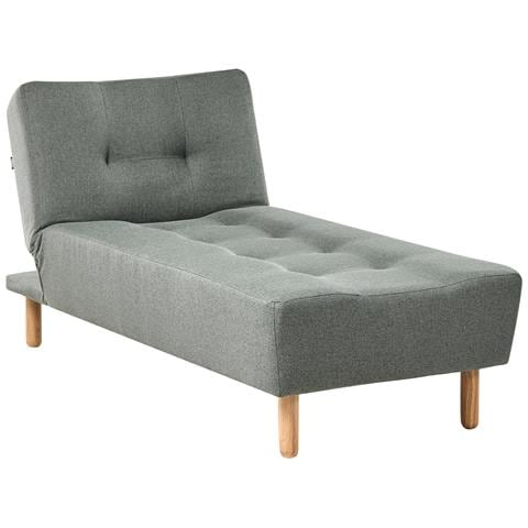 Chaise Longue Alsten Tessuto Verde - Foto 2