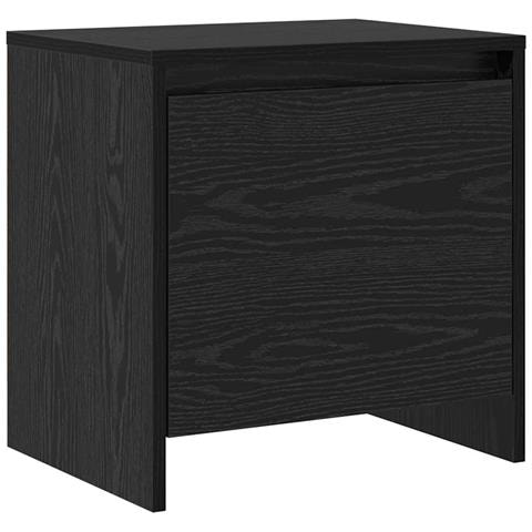 Armadio da Notte Rovere nero 45 x 34 x 44.5 cm - Foto 1