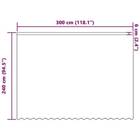 Tende con tende Floreale Bianco 300 x 240 cm Poliestere - Foto 8