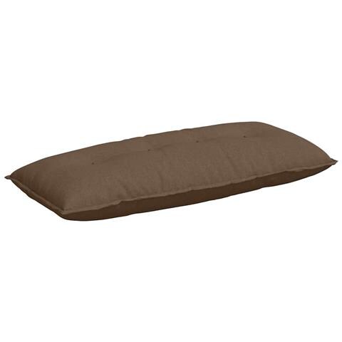 Cuscino per Schiena Marrone 120 x 19 x 50 cm Tessuto - Foto 1