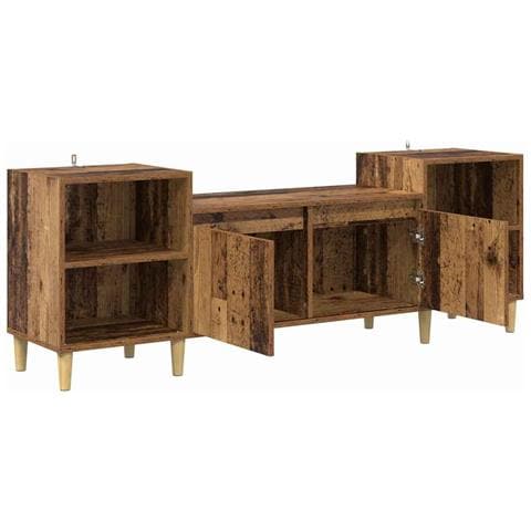 Mobile TV Legno vecchio 160 x 35 x 55 cm Legno multistrato - Foto 1