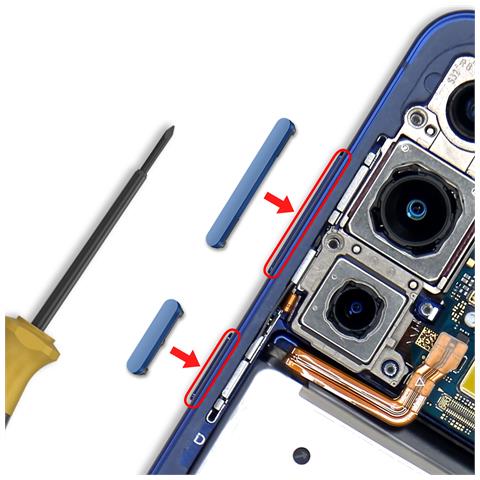 Pulsante Di Accensione E Pulsante Del Volume Di Ricambio Per Galaxy S25 / Galaxy S25 Plus - Foto 2