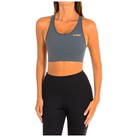 Z1t00507 Top Sportivo Da Donna Con Tessuto A Compressione - Foto 1