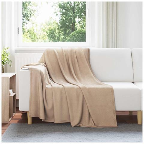 Coperte da Pile 24 pcs Cammello 200 x 150 cm Panno - Foto 2