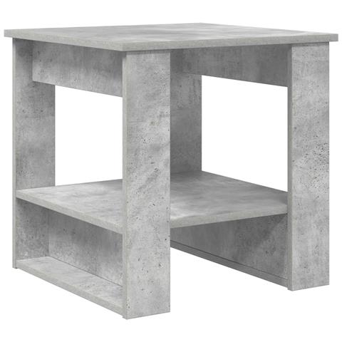 Tavolino da salotto Grigio cemento 51 x 50 x 50 cm - Foto 1