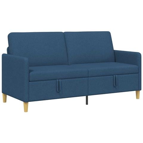 Divano con Storage Blu 172 x 78 x 87 cm Poliestere - Foto 1