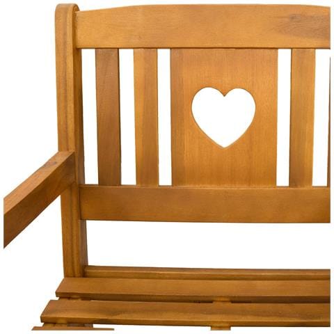 Panchina da esterno 6 pcs Naturale 56 x 55,5 x 90 cm - Foto 9