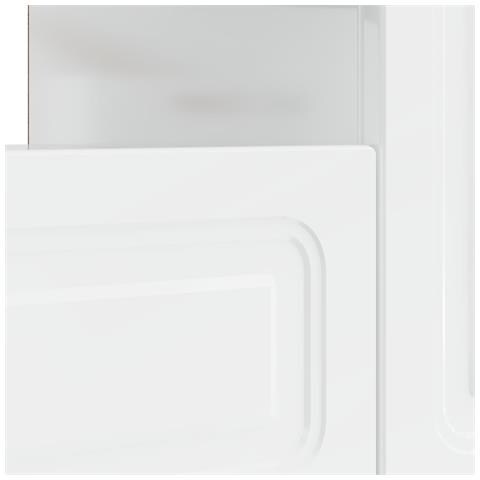 Mobile TV LED Bianco Lucido Legno ingegnerizzato - Foto 9