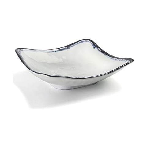 63959 - Piatto da portata quadrato in melamina, senza BPA, 24x24x6,8 cm - Foto 1