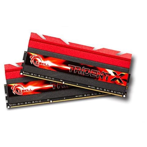 Memoria Dimm TridentX 8 GB (2 X 4GB) DDR3 2400MHz CL11 Non-ECC Dissipatore Rosso - Foto 1
