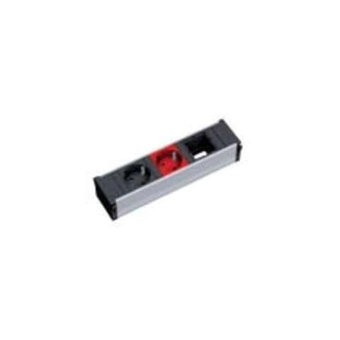 912.023 prolunghe e multiple 0,1 m 1 presa (e) AC Nero, Rosso - Foto 1