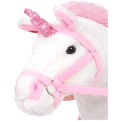 Unicorno di Peluche in Piedi Bianco e Rosa XXL - Foto 7