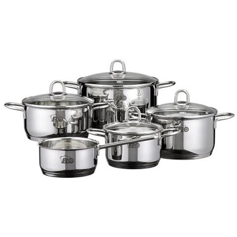 Set Pentole Rubin 5 Pezzi Acciaio Inox 18/10 - Foto 1