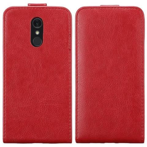 Custodia Compatibile Con Lg Q Stylus In Rosso Mela - Coperchio Protettivo In Design Flip Con Chiusura Magnetica - Foto 11