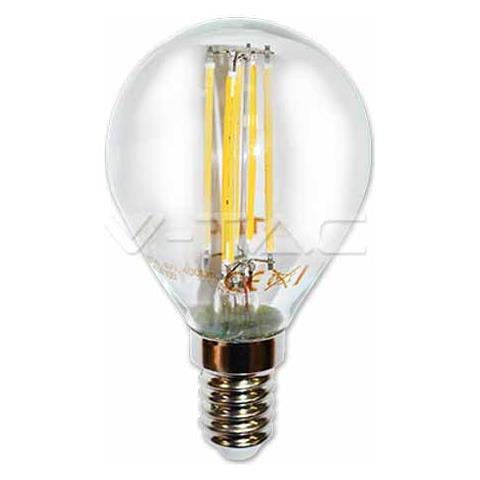 V-tac Vt-1996 Lampadina Led 4w Filamento E14 P45 Luce Bianco Naturale 4500k - 44241 - Foto 1