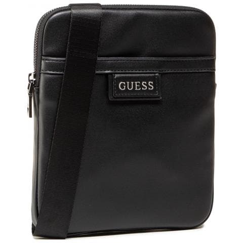 Borsa Tracolla Uomo Scala Flat Crossbody Black Ubs21gu15 Hmsclap1123 - Foto 1