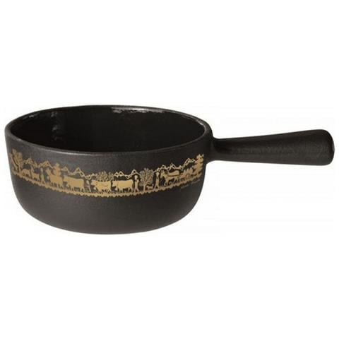 Pentola Per Fonduta In Ghisa Smaltata Oro 18 Cm - 7218.14aa - Foto 1