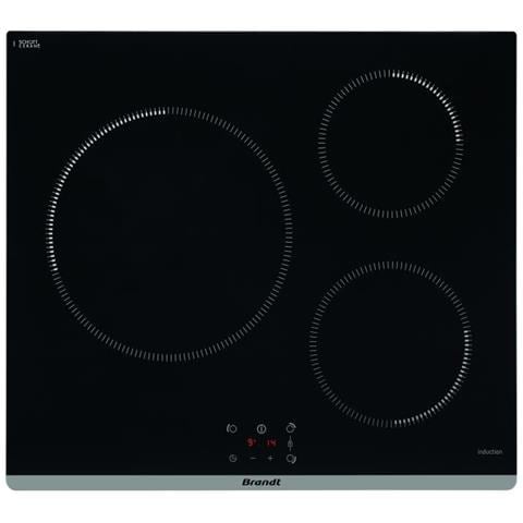 Ti364b - Piano Cottura A Libera Installazione - 3 Zone - 3600 W - L60 Cm - Nero - Foto 1