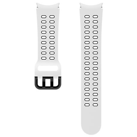 Cinturino Samsung Sport Band Et-sxr87lwegeu Per Smartwatch Galaxy Watch 4 Watch 4 Classic Bianco - Foto 1