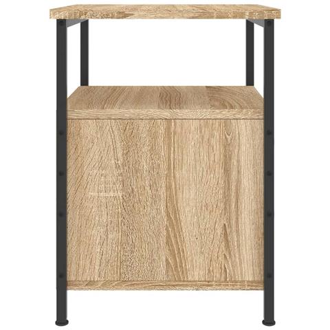 Comodino Rovere Sonoma 34x35,5x50 Cm In Legno Multistrato - Foto 2