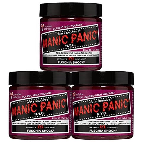 Confezione Da 3 Tinture Per Capelli Fucsia Shock - Foto 1