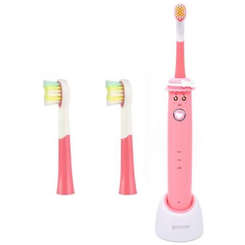 Hi-tech Medical Oro-sonic Kids Girl Bambino Spazzolino Elettrico Sonico Rosa, Giallo - Foto 1