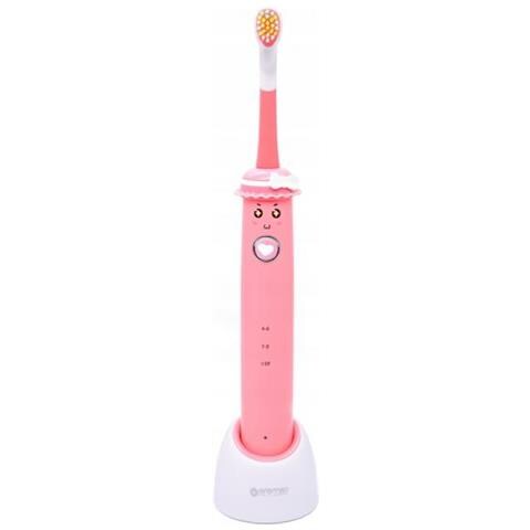 Hi-tech Medical Oro-sonic Kids Girl Bambino Spazzolino Elettrico Sonico Rosa, Giallo - Foto 2