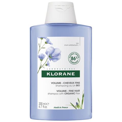 Shampoo Volume Capelli Fini 200ml Lino Bio Klorane - Foto 1