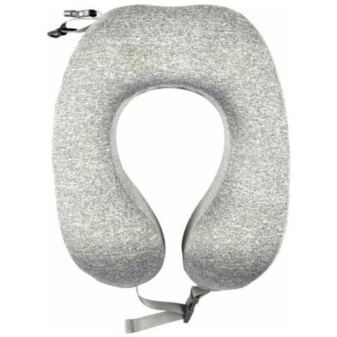 Cuscino Da Viaggio Arrotolabile Con Memory Foam, Grigio - Foto 2