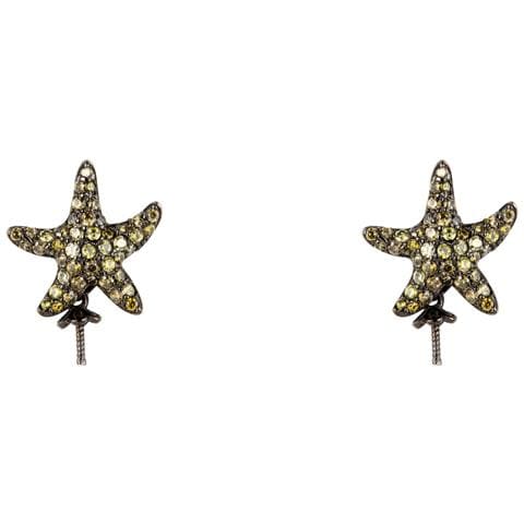 Gioielleria Jla-ear-star3. Pendente, Colore Nero Verde. Donna. - In ordine - Foto 7