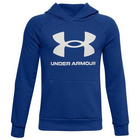 Felpa Con Cappuccio Bambino Under Armour Rival Fleece Azzurro - Foto 1