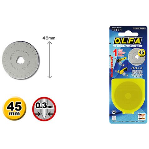 Lama Di Ricambio - Rb45-1 - Ø 45 Mm Lama Per Taglierino Rotante - Foto 1