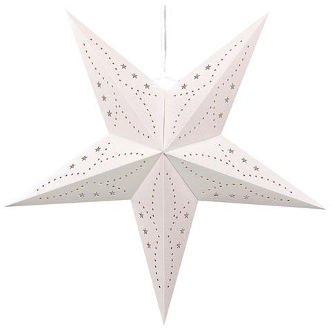 Set Di 2 Stelle Led Carta Bianco Lucido 60 Cm Motti - Foto 7