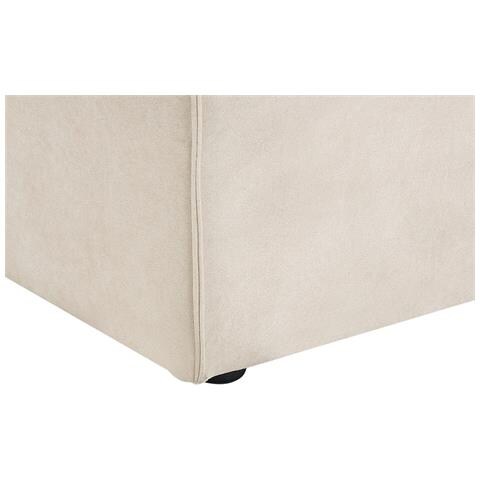 Ottomana Velluto Beige Hellnar - Foto 5