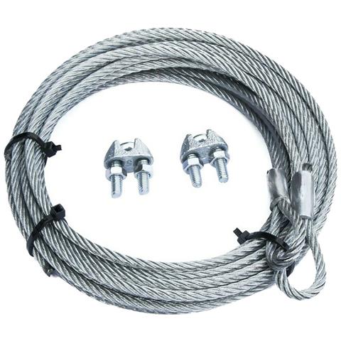 Fune Acciaio Zincato Pretagliata Gancio Asola Mm 4 X 2,5 Mt - Foto 1